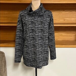 ⭐️3/$20 RBX Charcoal and Black Cowl Neck Sweater